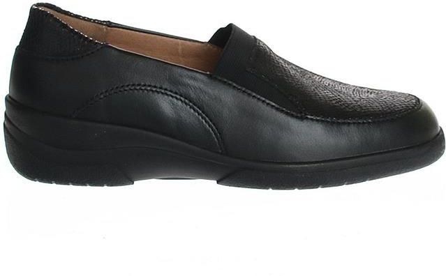 Solidus -Dames - zwart - mocassins - loafers