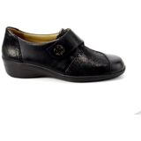 Solidus - 26428-00308 - Instappers - Zwart - Leer