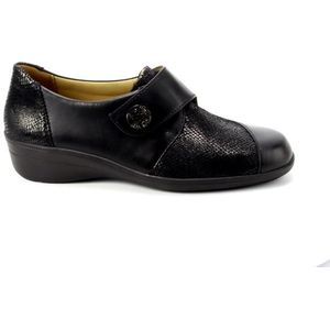 Solidus - 26428-00308 - Instappers - Zwart - Leer