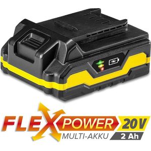 TROTEC Flexpower extra accu 20 V 2,0 Ah multibatterijsysteem