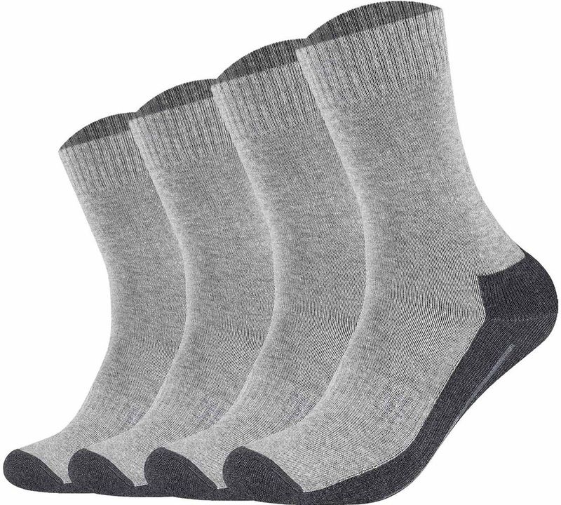 Camano - Set van 4 Paar Sportsokken - Tweekleurig - Vochtregulerend - Comfortabel