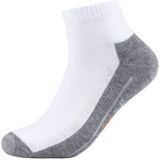 Camano Sportsokken voor heren (verpakking van 4 stuks), wit (white 01), 43-46 EU