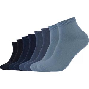 s.Oliver - Sokken - Smoky Blue - 8 Pack - Effen - Katoen