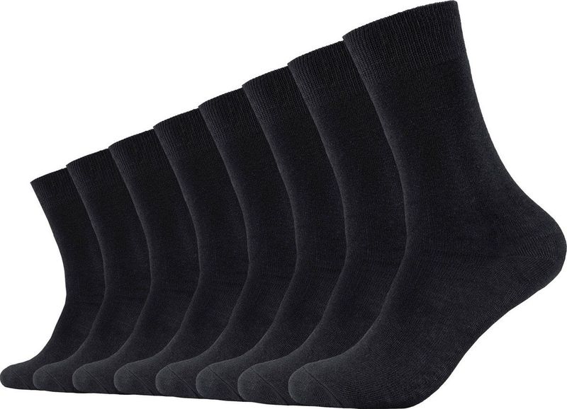 Socken mit elastischem Rippenbündchen im 6er-Pack