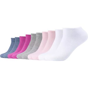 s.Oliver - Sokken - Blauw Grijs Pink Rosa Wit - 10 Pack