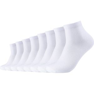 s.Oliver - Korte Sokken Essentials - Wit - Set van 8 Paar