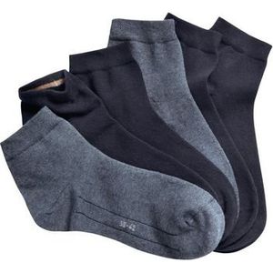 Camano 9101 Herensokken (7 stuks), Denim blauw gemêleerd 0033)