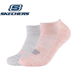 Skechers 2PPK Basic Cushioned Sneaker Socks