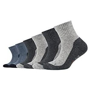 camano Sportsokken  duifblauw / grijs gemêleerd / zwart