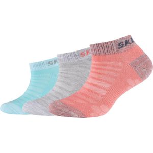 Skechers 3PPK Girls Mesh Ventilation Socks SK43032-3060, voor meisje, Veelkleurig, Sokken, maat: 39-42