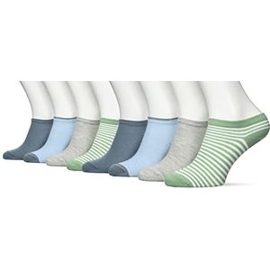 s.Oliver Socks Unisex Online Essentials org. Patterned Sneaker 8-pack sokken, veldspar, 43/46, Veldbesparend., 43 EU