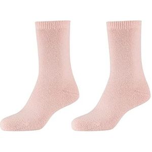 Camano 1102061000 - dames knusse sokken 2 paar, dusty rose, maat 39/42, roze (dusty rose), 39 EU
