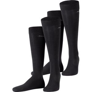 JOOP! Kniekousen Premium Essentials - Zwart - 2 Paar