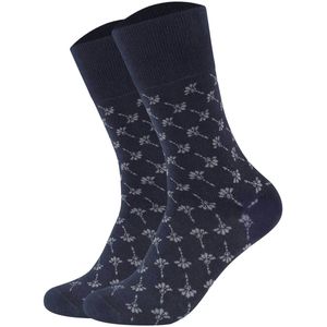 JOOP! - Premium Essentials - Sokken - Navy - Set van 2
