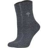 JOOP! - Sokken - Effen - Set van 2 - Biologisch Katoen - Glanzende Look