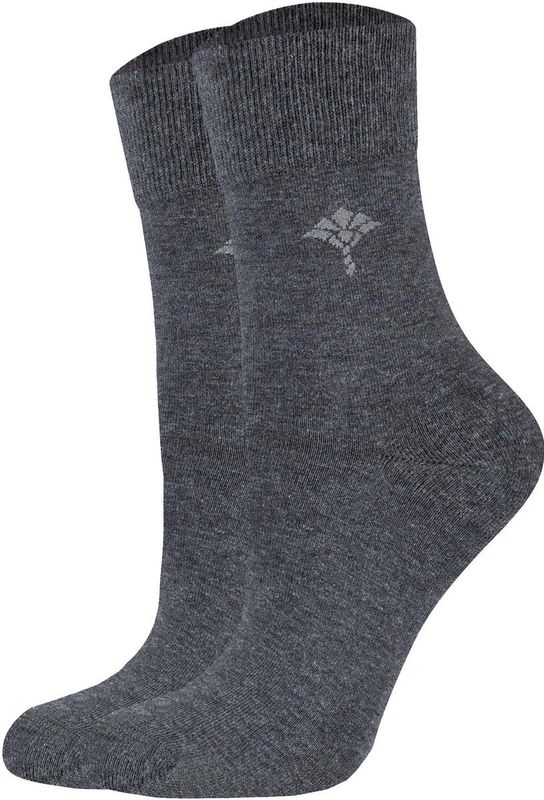 JOOP! - Sokken - Effen - Set van 2 - Biologisch Katoen - Glanzende Look