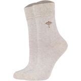 JOOP! Enkelsokken - Effen - Glanzend - Biologisch Katoen - Dubbele Verpakking