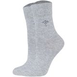 JOOP! - Sokken - Effen - Set van 2 - Biologisch Katoen - Glanzende Look