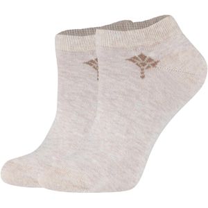 JOOP! - Sneakersokken - Katoen - Glanzend - Set van 2