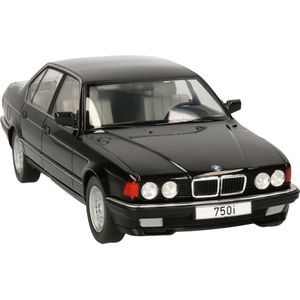 MCG Modelauto - BMW 750i 1992 - Schaal 1:18 - zwart - 27 x 10 x 8 cm