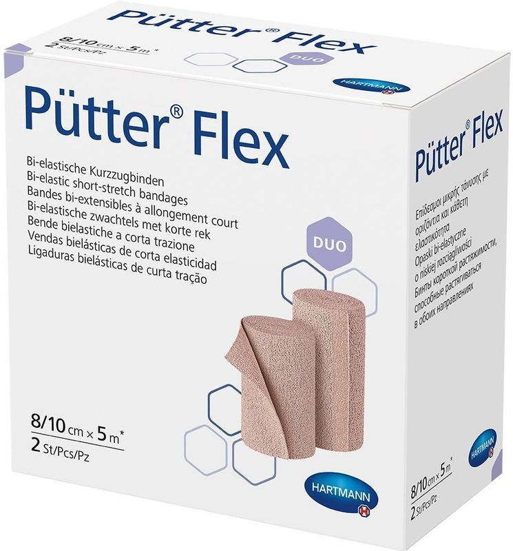 Putterflex Duo verband 8/10 cmx5 m.