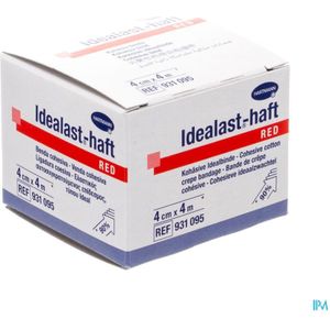 Idealast - Haft - Elastische Zwachtel - Rood - Cohesief - Luchtdoorlaatbaar