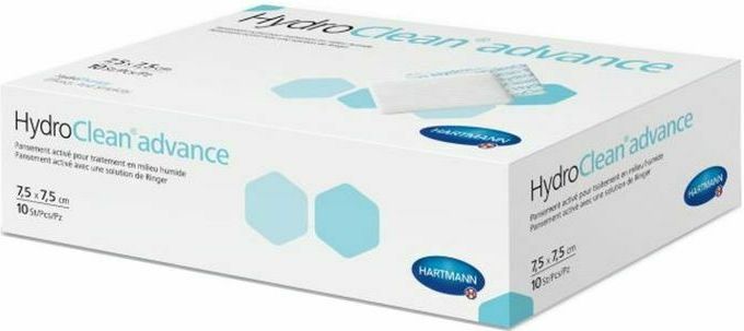 HydroClean Advance - Absorberend Verband - 7,5 x 7,5 cm - 10 Stuks