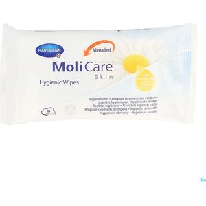 Molicare - Skin - Vochtige Doekjes - 10 Stuks - Zacht - pH-Huidneutraal