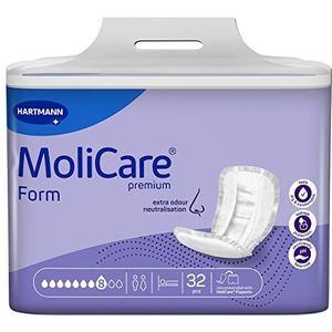 MoliCare Premium Form 8 drops, voor zeer zware incontinentie: maximale betrouwbaarheid, extra bescherming tegen lekken en discretie voor vrouwen en mannen, 32 stuks