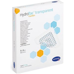 HydroTac - Transparant Comfort - Hydrogel Verband - 10 x 10 cm