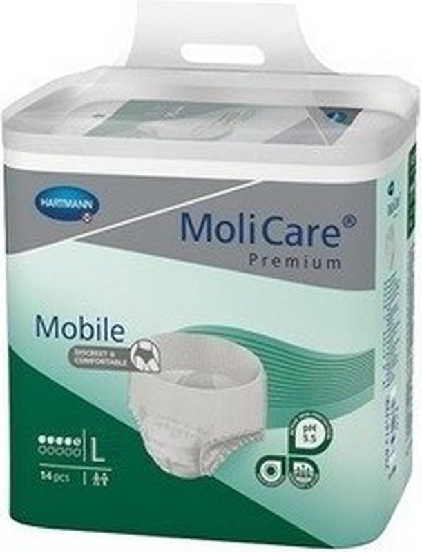 Hartmann MoliCare Mobile 5 druppels Large 4 pakken van 14 stuks
