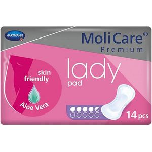 Hartmann Molicare Premium Lady Pads druppels 1 pak van 14 stuks