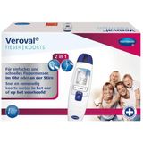 Veroval - 2-in-1 Infrarood Koortsthermometer - Voorhoofd - Oor - Inclusief 10 Beschermkapjes