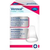 Veroval - Beschermkapjes 2in1 Infrarood Thermometer - 20 Stuks