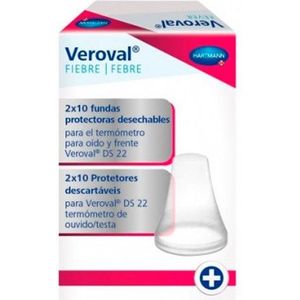 Veroval - Beschermkapjes 2in1 Infrarood Thermometer - 20 Stuks