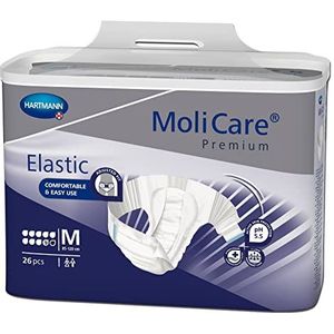 Hartmann - Molicare Premium Slip Elastic - Incontinentiemateriaal - 9 Druppels - Medium - 3 Pakketten van 26 Stuks