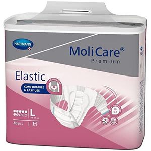 Hartmann - Molicare Premium Slip Elastic - Incontinentiemateriaal - 7 Druppels - Large - 3 Pakketten van 30 Stuks