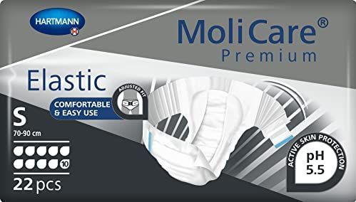 Molicare - Premium Elastic - Incontinentieslip - 22 Stuks - Omtrek 70 cm - 90 cm