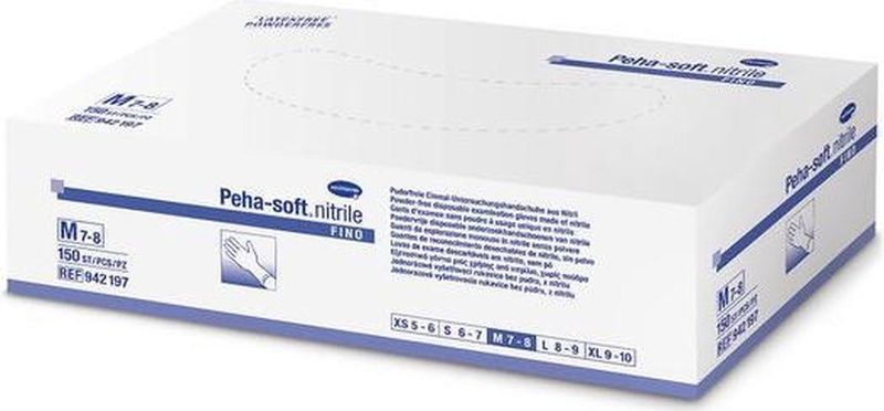 Hartmann - Peha-Soft Nitrile Fino - Onderzoeks- en Beschermhandschoenen - XL - 150 Stuks