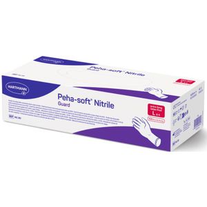 Peha-Soft - Nitril Guard - Wegwerphandschoenen - Blauw - Latex- en Poedervrij