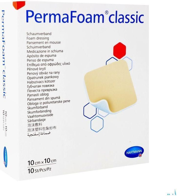 Gaaskompres - Hydrofiel Polymeer - Driedimensionale Schuimstructuur - 10 Stuks