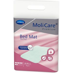 MoliCare Premium Bed Mat, herbruikbare bedbeschermer - 85 x 90 cm