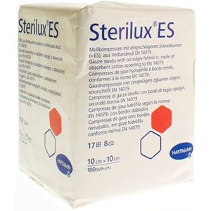 Sterilux - ES 5 - Gaaskompressen - 10x10 cm - 100 Stuks