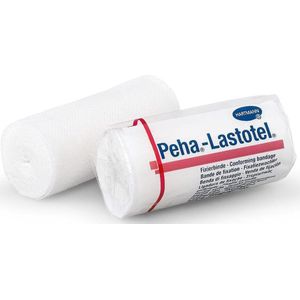 Peha Lastotel fixatiezwachtel 4cmx4m 1 stuks