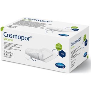 Cosmopor - Silicone Eilandpleister - 7,2 x 5 cm - Steriel - Voor Gevoelige Huid
