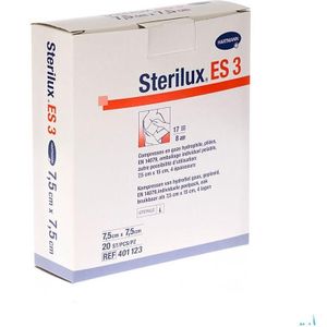Sterilux - ES - Gaaskompressen - Hydrofiel - Katoen - 20 Stuks