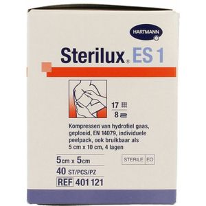 Sterilux ES - Gaaskompres - Katoen - 17 Draperies