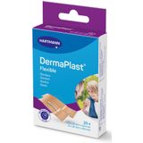 Dermaplast - Flexibele Pleisters - 20 Strips - Huidvriendelijk - Elastisch