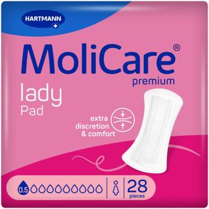 Hartmann - Molicare Premium Lady Pads - Incontinentie - 0.5 Druppels - Hypoallergeen