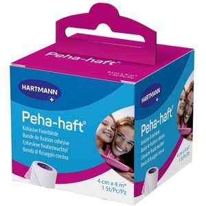 Peha-Haft Fixatiezwachtel - Latexvrij - 4 cm x 4 m - Synthetische Polymer